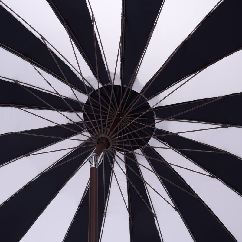 SAFAVIEH Outdoor Living Buti 9ft Crank Umbrella