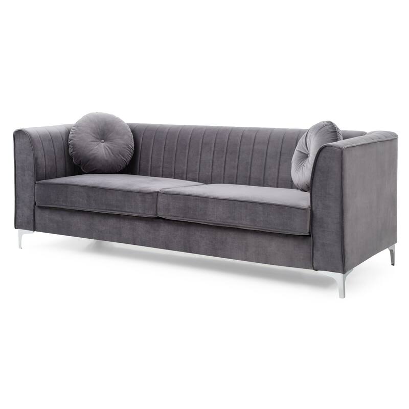 G790A-S Gray Velvet Sofa