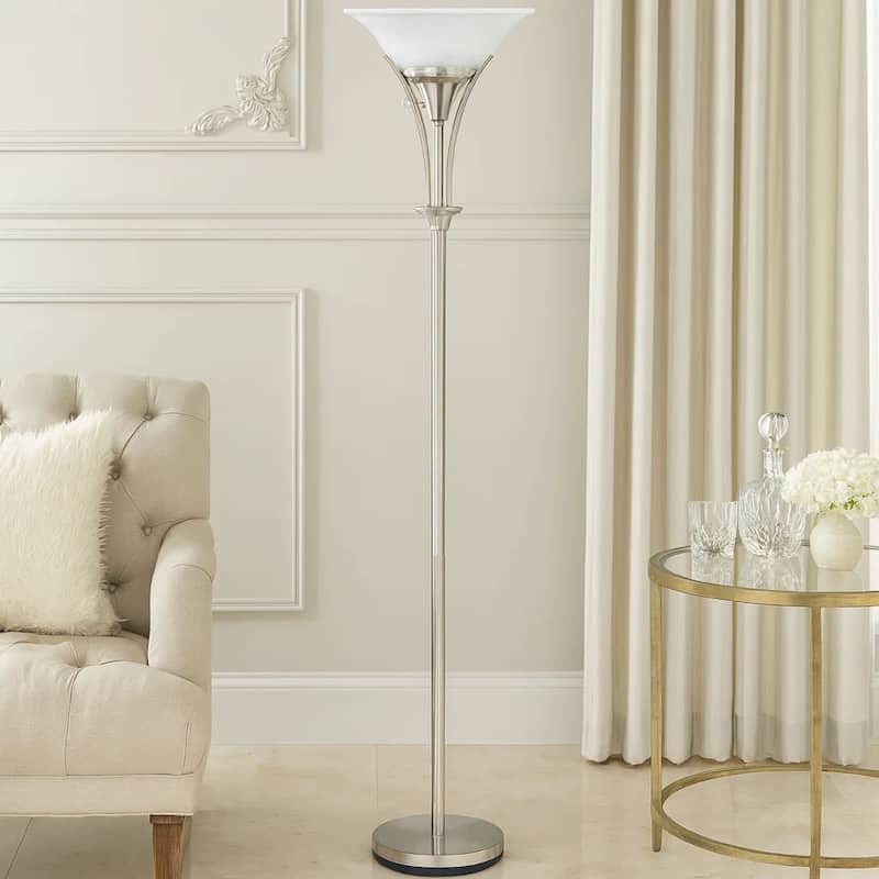 Slenderly Gorgeous Floor Lamp, Silver