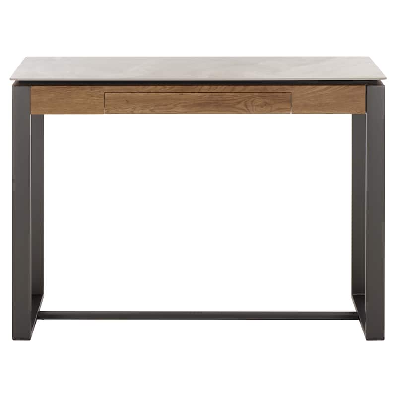 SEI Furniture Kota Console Table - 40"W x 13"D x 30"H - Grey/Brown