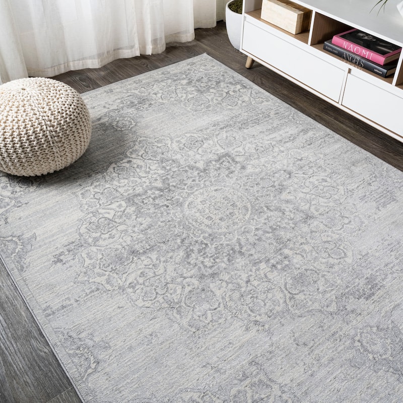 JONATHAN Y Traditional Persian Vintage Medallion Area Rug