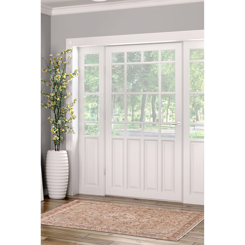 ECARPETGALLERY Hand-knotted Antalya Vintage Copper Wool Rug - 2'6 x 4'1