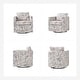 preview thumbnail 35 of 51, HULALA HOME Erkenbald Modern Slipcovered Swivel Chair with Reversible Cushion and Washable Cover