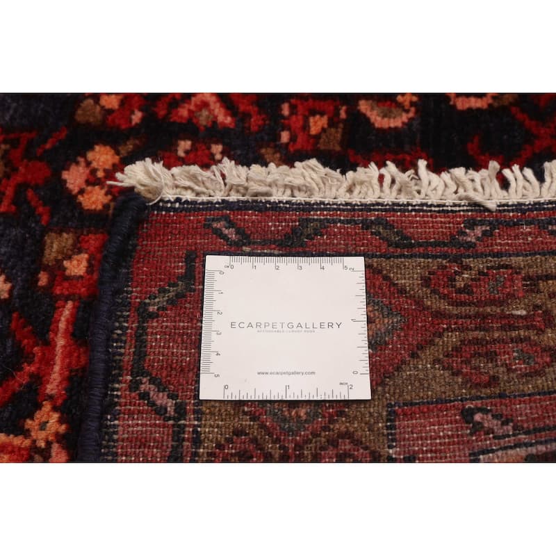 ECARPETGALLERY Hand-knotted Andelz Navy Wool Rug - 3'7 x 12'8