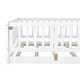 preview thumbnail 18 of 102, Montessori Floor Bed with Fence Guardrail and Removable Door Toddler Floor Wood Bed Frame for Kids Boys Girls Children's Room