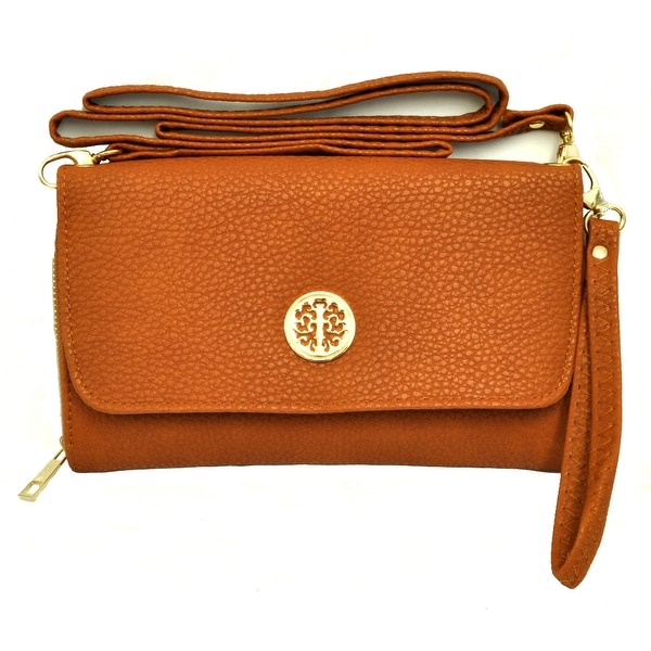 Shop Cross-Body Handbag Clutch Detachable Strap Wrist Strap Wallet Wristlet - Free Shipping On ...