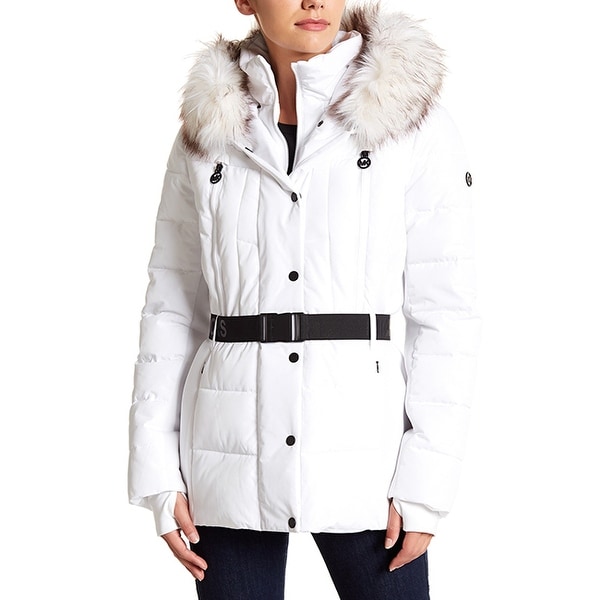 white michael kors jacket