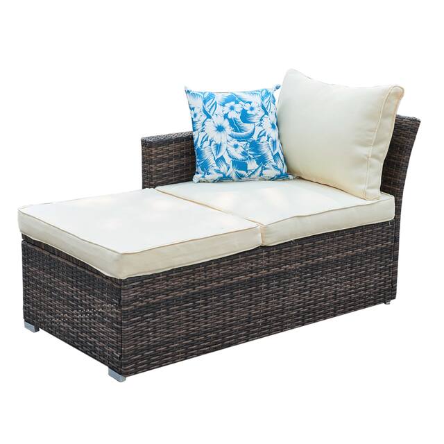 Resin Wicker Outdoor 3piece Sectional Sofa On Sale Overstock