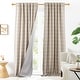 preview thumbnail 1 of 30, Deconovo Blackout Back Tab Bedroom Curtains 2 Panels
