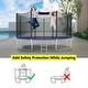 preview thumbnail 5 of 8, Gymax 16FT Trampoline Safety Net Replacement Protection Enclosure Net