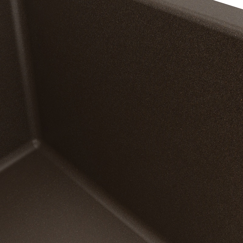 Karran Undermount 24.38 in Single Bowl Quartz Kitchen Sink