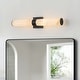preview thumbnail 3 of 20, Dimmable LED Marble Linear Vanity Wall Lamp - Warm Light 23in