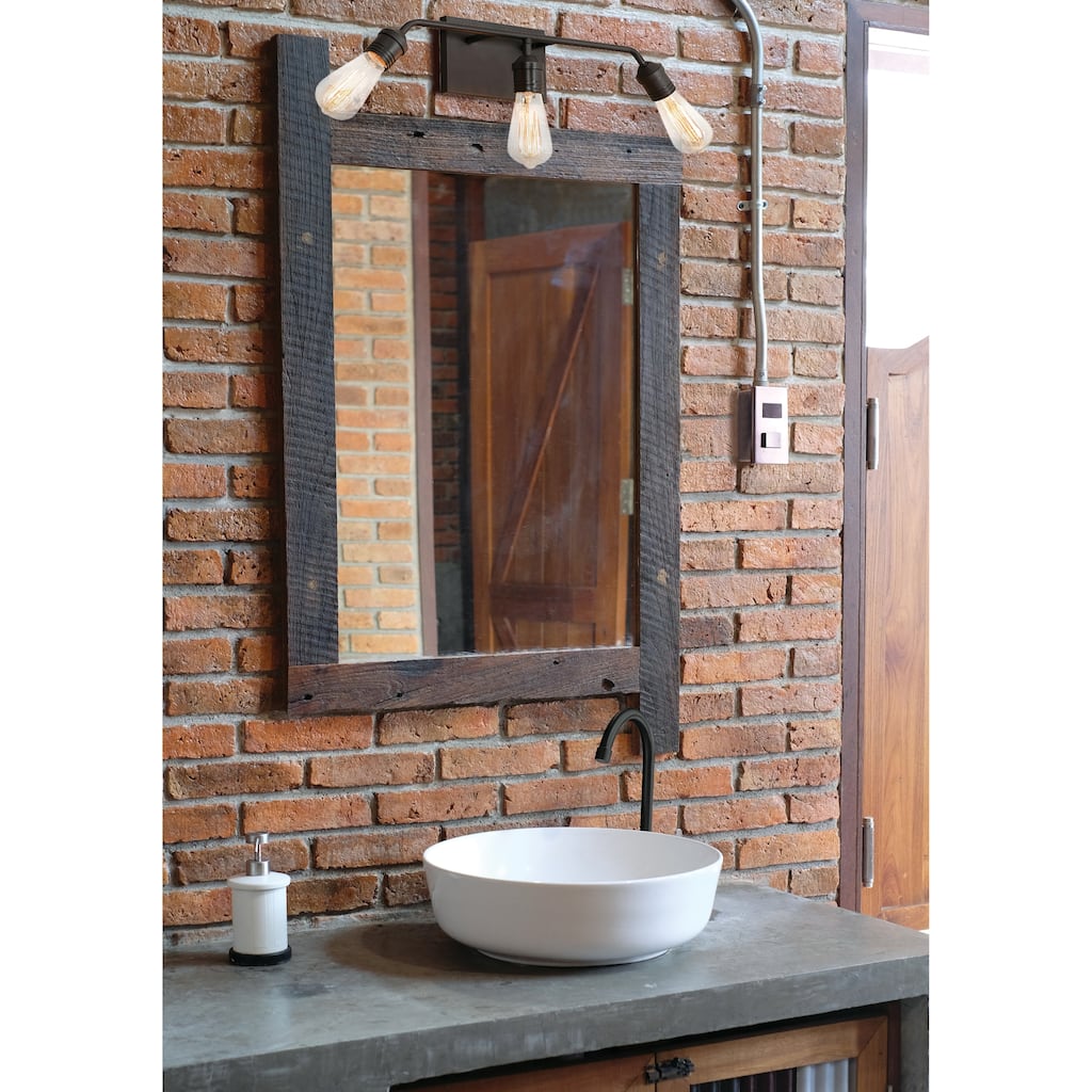 AFX Magnus 3-light Black Vanity