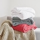 preview thumbnail 1 of 27, Cozy Potato® Chenille Chunky Knit Throw Blanket