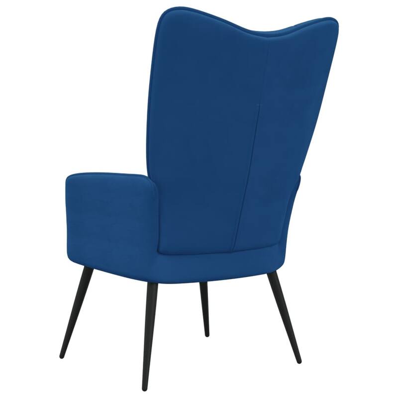 vidaXL Relaxing Chair multi colors Velvet