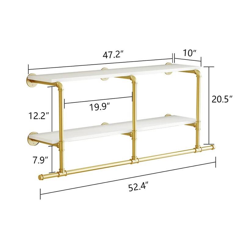 Wall Mounted Clothes Rack
