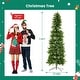 preview thumbnail 4 of 6, 4.5/6/7.5/9 FT Pre-Lit Frosted Pine Artificial Christmas Tree with LED Lights - N/A