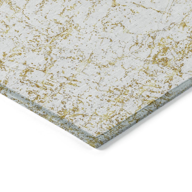 Machine Washable Indoor/ Outdoor Chantille Modern Texture Rug
