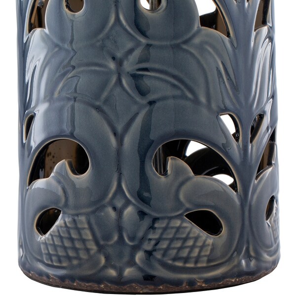 ceramic cut out table lamp