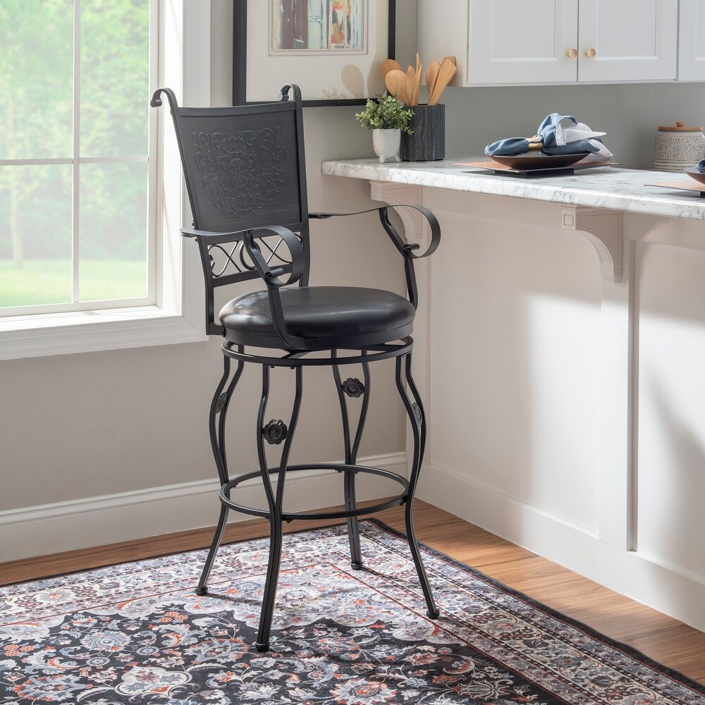 Colonial swivel bar clearance stools