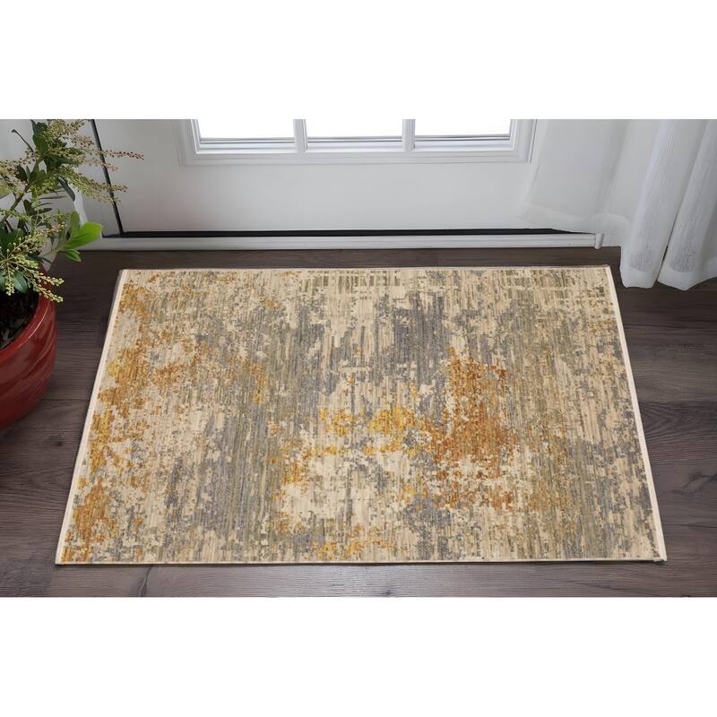 HomeRootsAbstract Modern Rectangle Area Rug - 36.22' X '23.62' X '0.32
