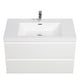preview thumbnail 45 of 169, CASAINC Floating Bathroom Vanity with Resin Top Basin and Soft Closing Drawers