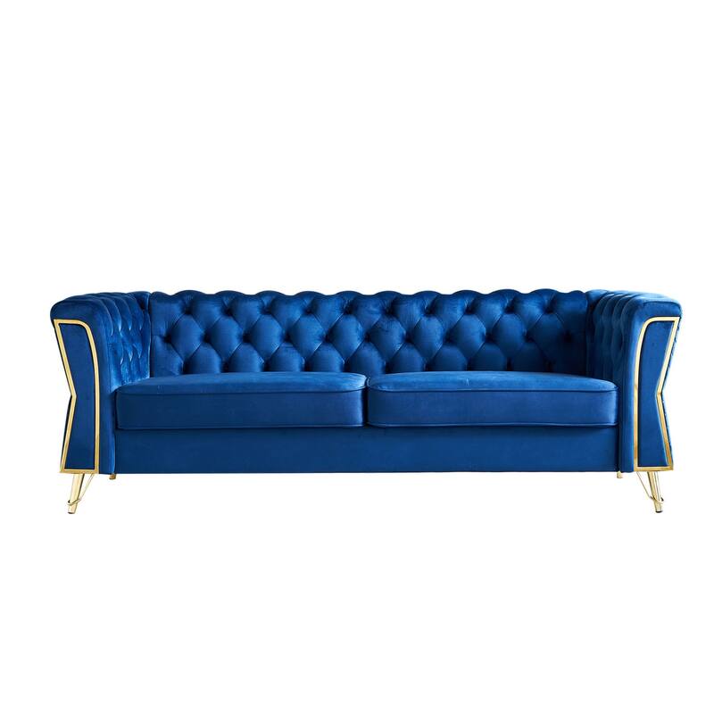 Modern Tufted Velvet Sofa