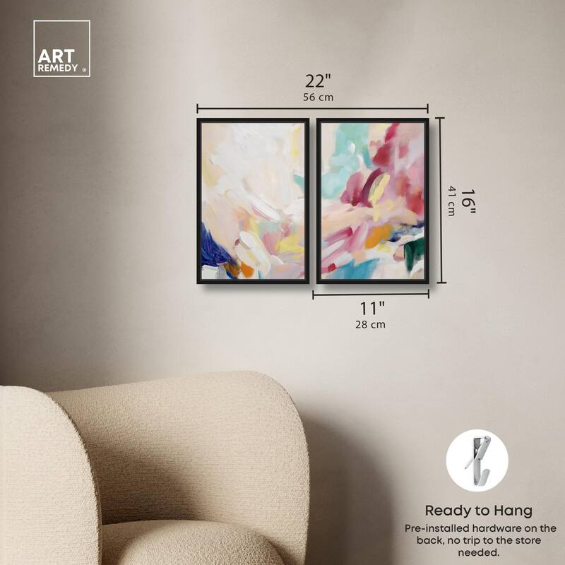 Unbridled Spirit I Canvas Set of 2 by Art Remedy