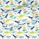 preview thumbnail 3 of 3, 3-Piece Dinosaurs Sheet Set | 1 Twin Flat Sheet, 1 Twin Fitted Sheet & 1 Queen Pillowcase