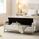 preview thumbnail 3 of 10, Diana Modern Upholstered Filp-Top Storage Bench with Sturdy Metal Legs