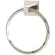 preview thumbnail 2 of 4, Alno Contemporary II 6 Inch Wall Mounted Towel Ring Polished Nickel