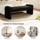 preview thumbnail 16 of 37, Roland Modern 58.5''W Upholstered Bedroom Bench by HULALA HOME