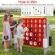 preview thumbnail 6 of 9, Costway Jumbo 4-to-Score 4 in A Row Giant Game Set Outdoor Indoor Kids