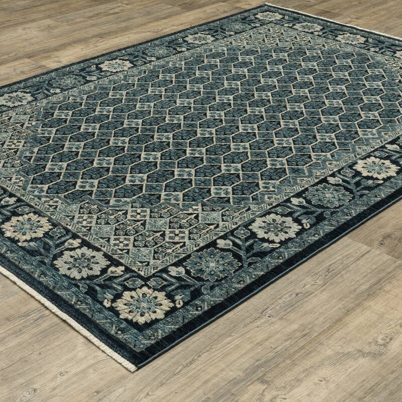 Style Haven Caiden Traditional Mosaic Center Area Rug