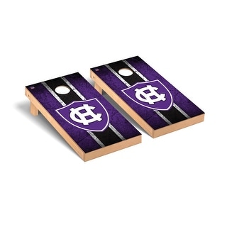 Holy Cross Crusaders Vintage Cornhole Board Set