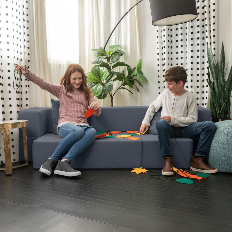 Zenzi Loveseat Twin - Convertible Couch / Twin Sleeper, Bru Smart