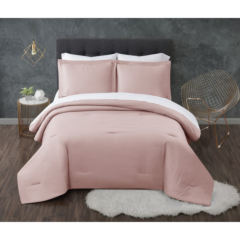 Truly Calm Antimicrobial Seersucker 7 Piece Bed in a Bag