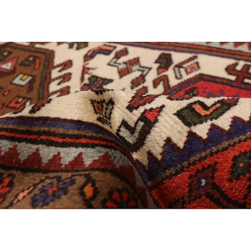 ECARPETGALLERY Hand-knotted Andelz Cream Wool Rug - 3'4 x 4'11