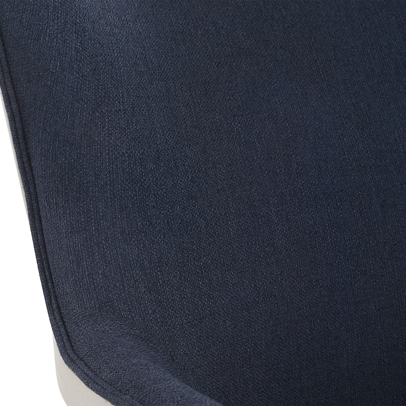 Tightly Woven Accent Chair - 37" - Blue and White