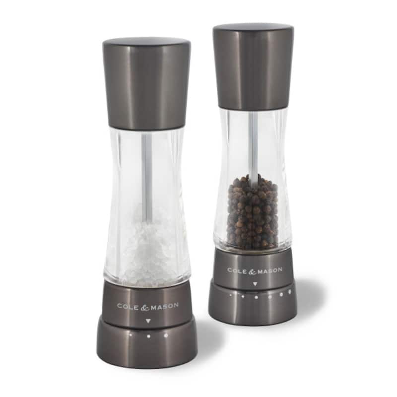 Cole & Mason Derwent Iron Grey GS 190mm / 7½" - 2 Piece - Grey