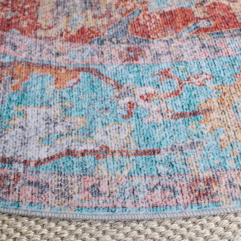 Martha Stewart Raminta Machine Washable & Slip Resistant Rug