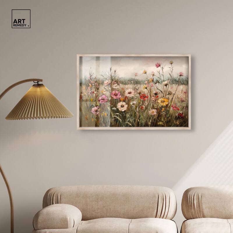 Vintage Blooms I Shadowbox by Art Remedy