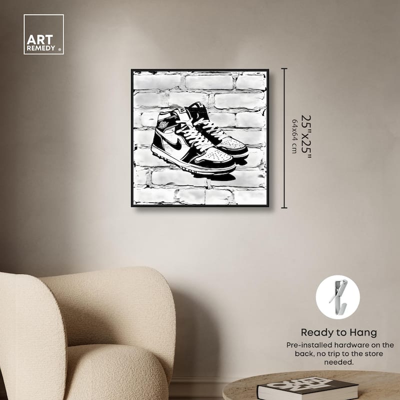 Brick City Jordans Canvas by Art Remedy