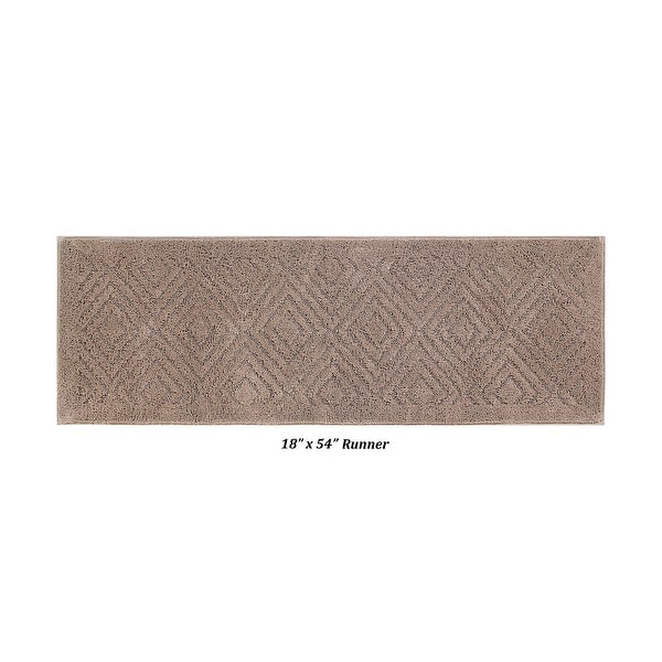 slide 2 of 43, Better Trends Bath Rug 100% Cotton Tufted Soft & Plush Water Absorbent Bathroom Rugs for Shower, Sink Bath Mats Trier Collection