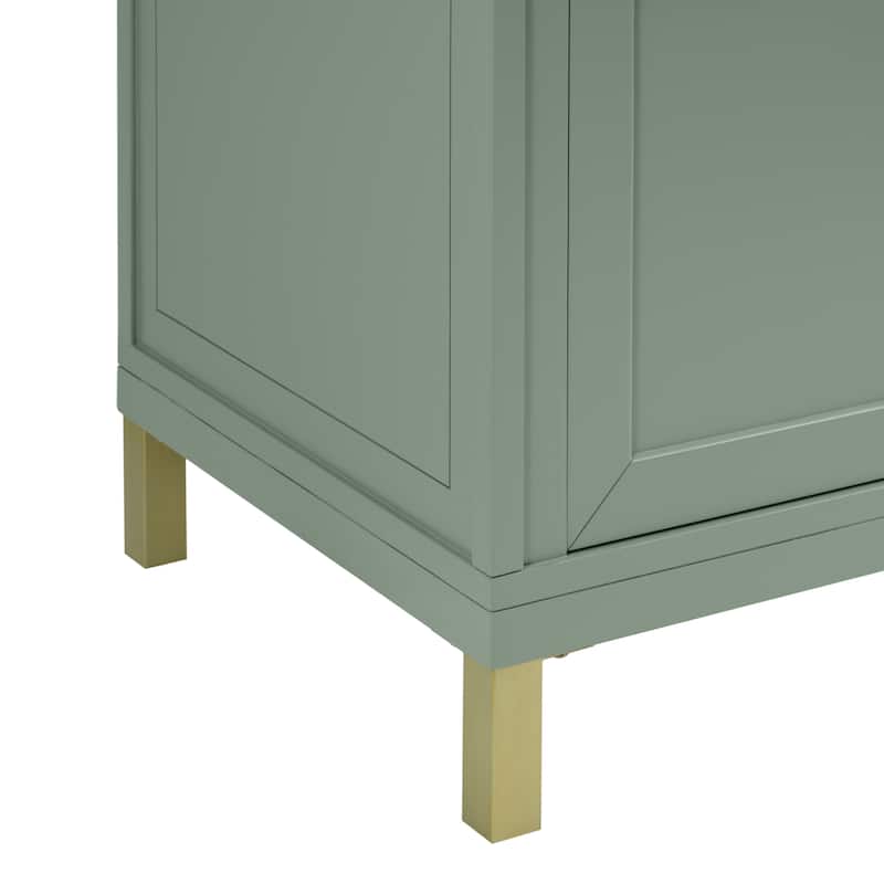 Chicago 72" Double Vanity, Smokey Celadon, w/FreePower Wireless Charger