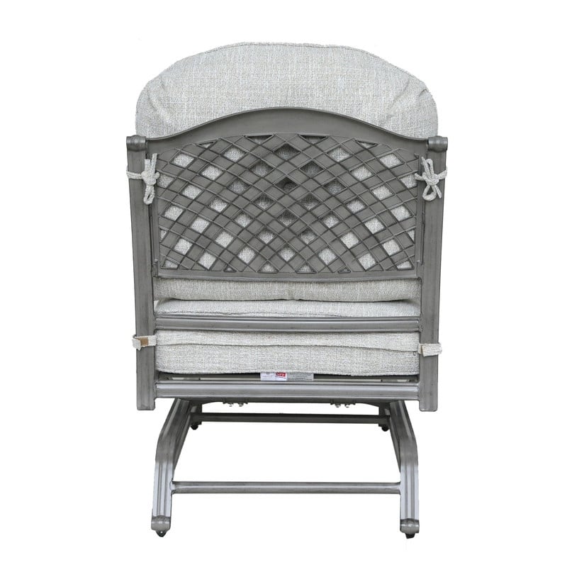 Ventura Cast Aluminum Club Motion Chair with Cushion (Set of 2)