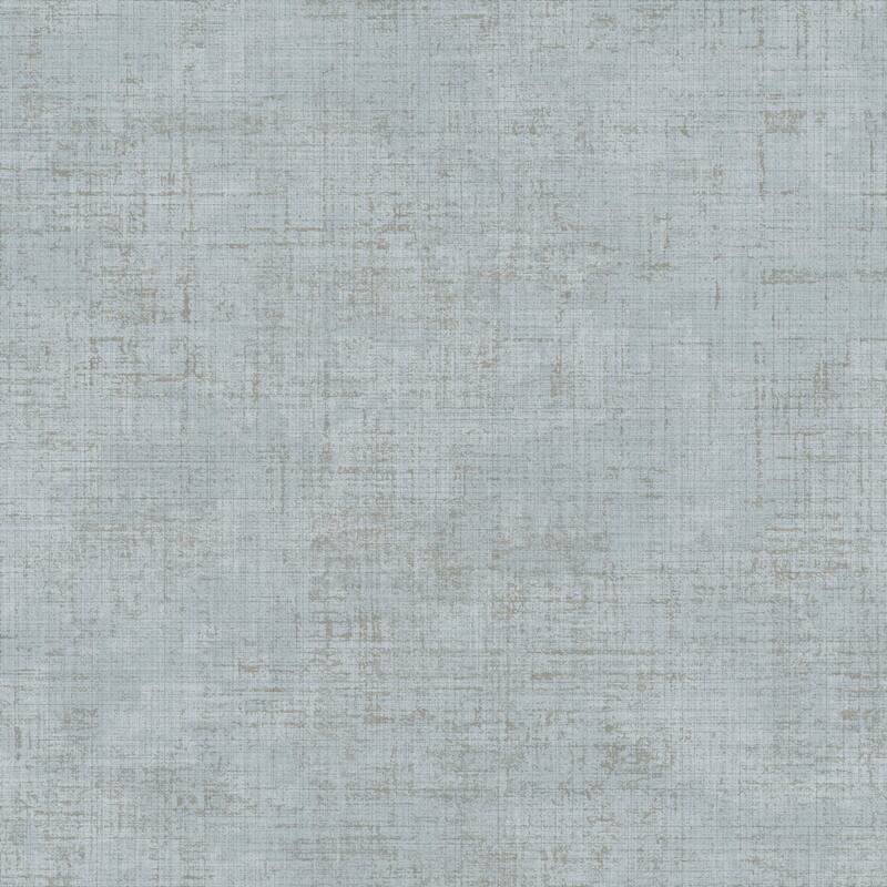 Galerie Wallcoverings Italian Style Distressed Weave Texture Vinyl on Non-woven Matte Wallpaper Roll - 33 feet x 21 inches - Blue