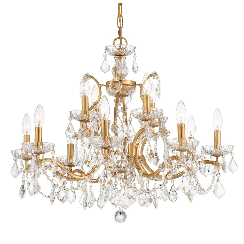 Crystorama Lighting Group 4456-CL-S Filmore 29" Wide 12 Light Crystal