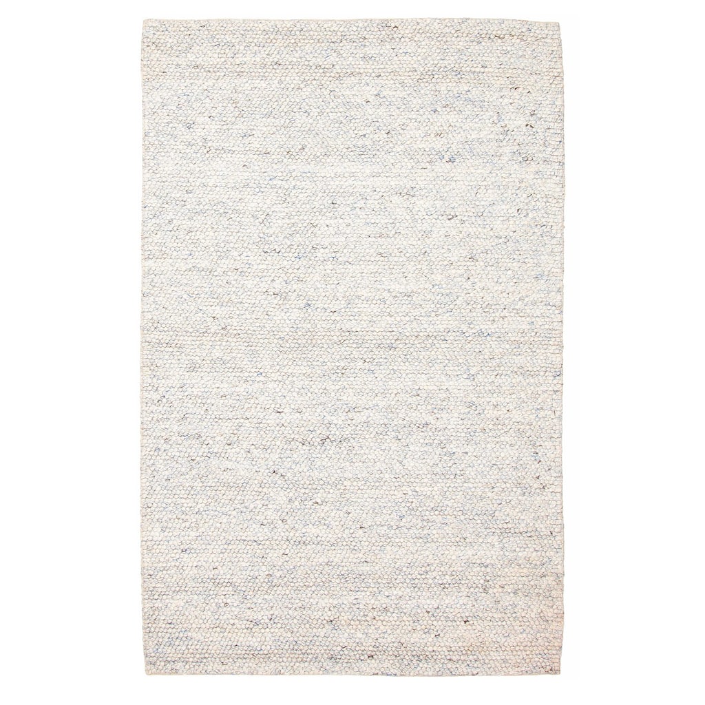 ECARPETGALLERY Braid weave Sienna Cream Wool Rug - 5'1 x 8'2