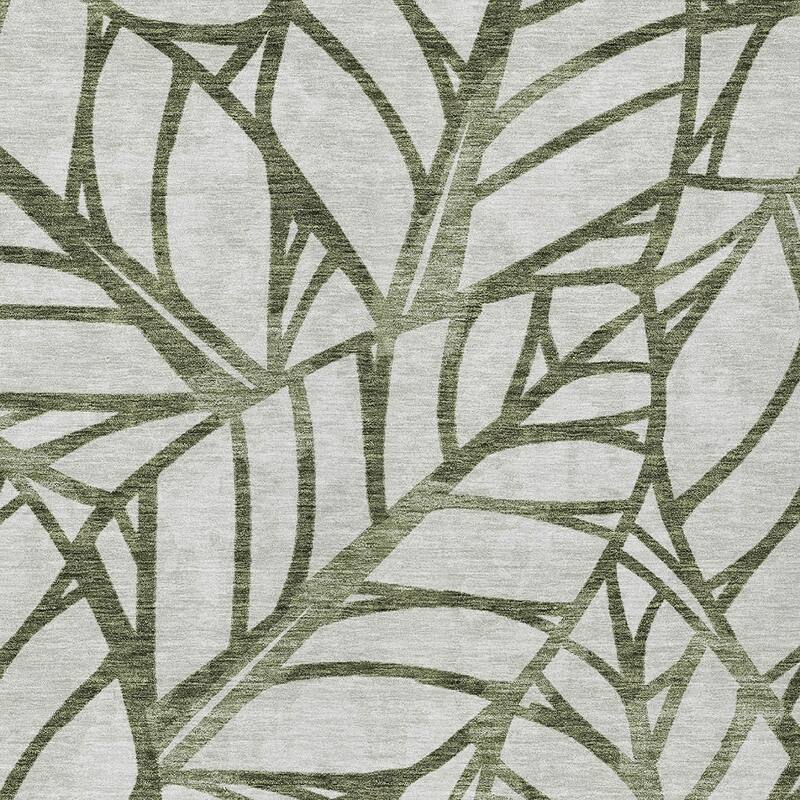 HomeRoots Floral Transitional Rectangle Outdoor Rug